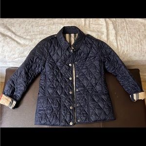 burberry quilted jacket kids size 8